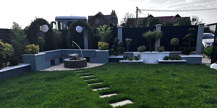 gradina cu jardiniera